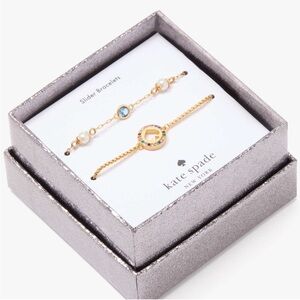 Kate Spade Slider Bracelet Set NWT